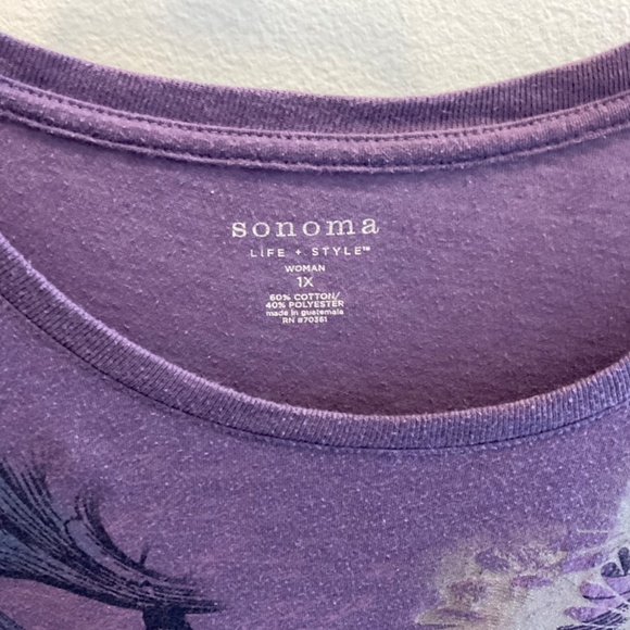 Sonoma women’s tee shirt 1x - Picture 2 of 3